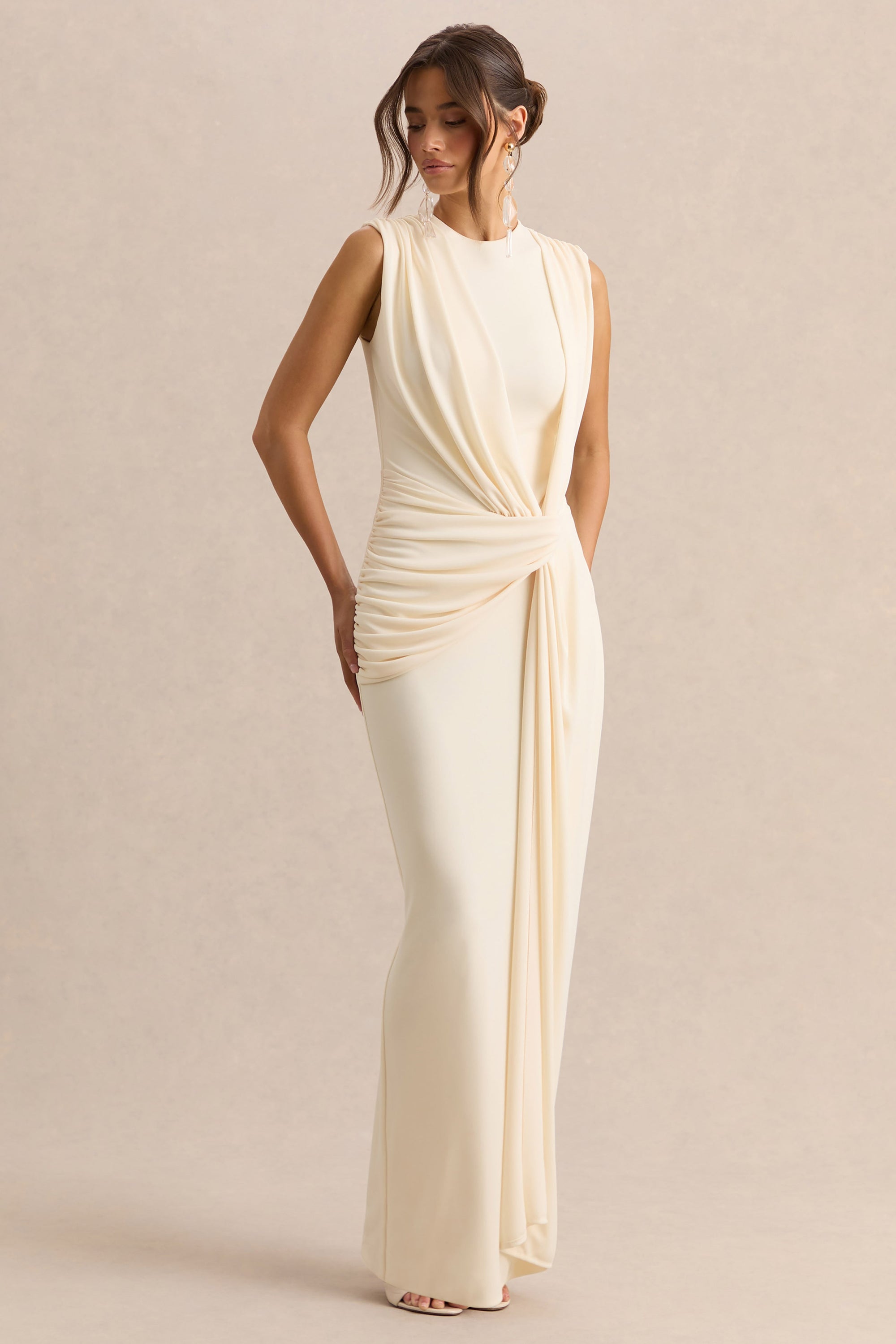 ECM_HR_CL137865111---Blythia---Cream-Round-Neck-Maxi-Dress-With-Gathered-Detailing--0.jpg