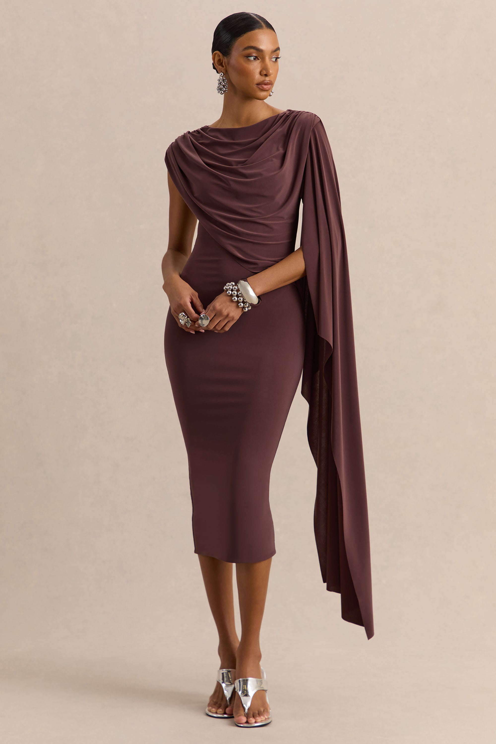 CL137869021---Kamoria---Brown-Round-Neck-Midi-Dress-With-Cape-Sleeve---47.jpg