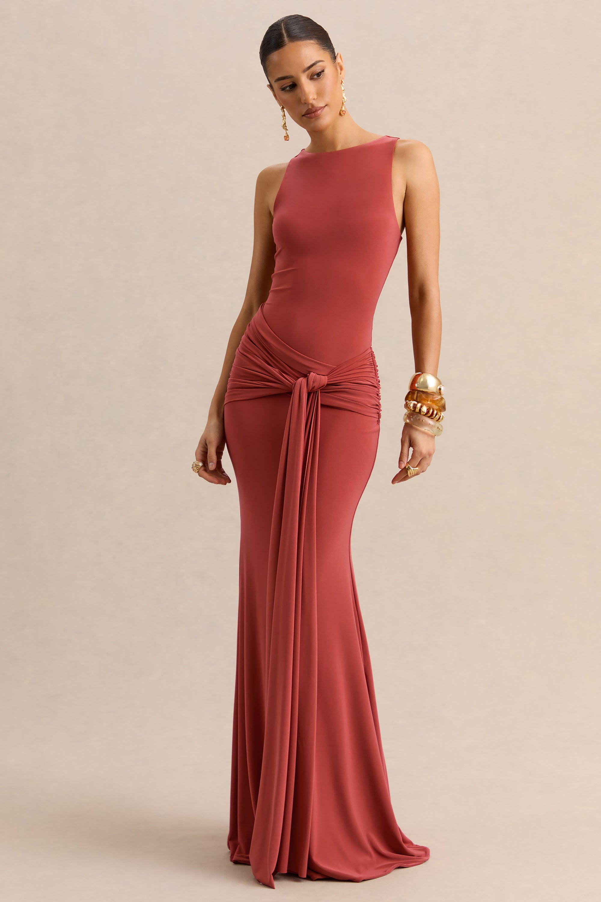 ECM_HR_CL137875071---Cherine-Rust-Round-Neck-Maxi-Dress-With-Gathered-Detailing-And-Sash-0.jpg