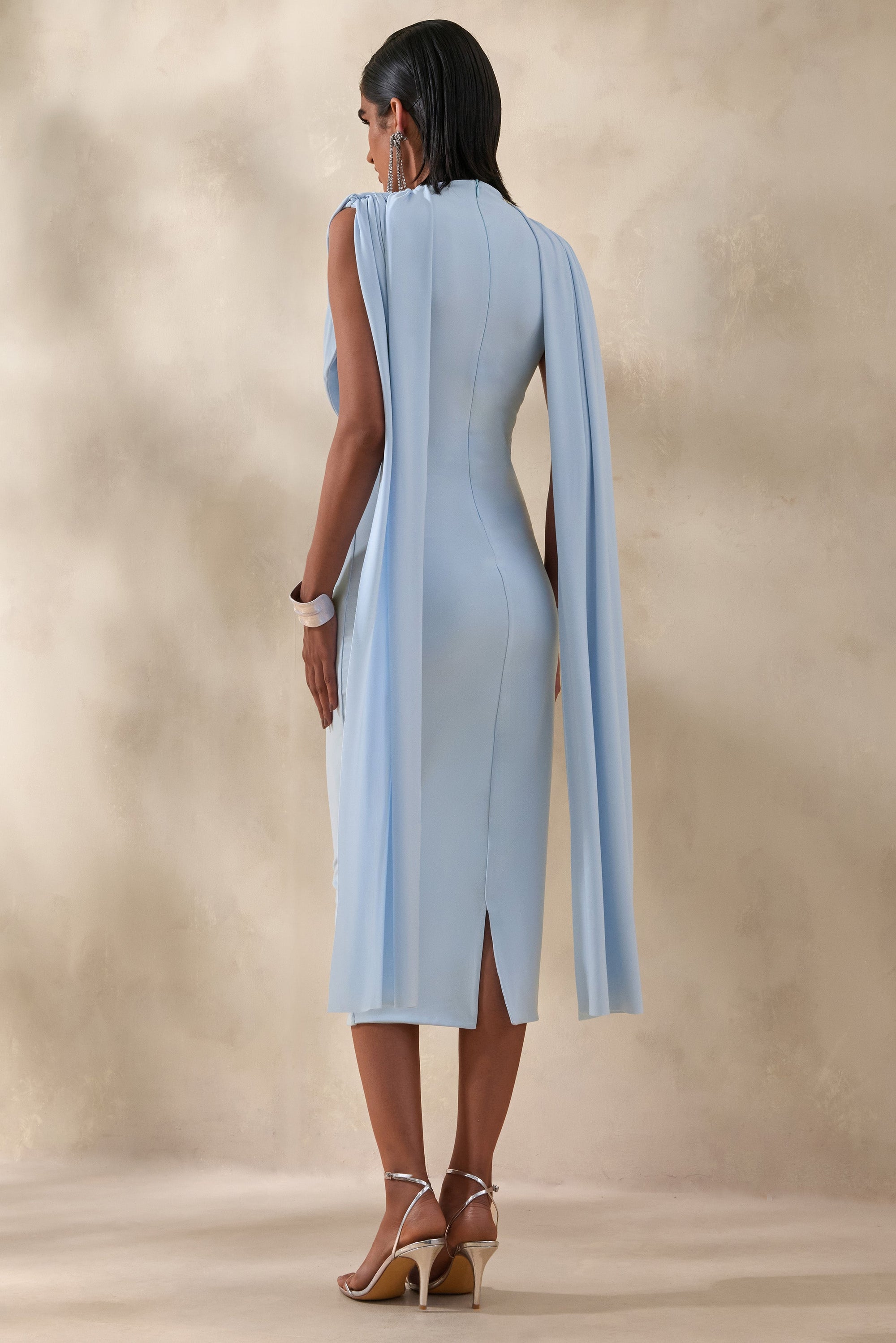 ECM_HR_CL137880013 - Lysandria | Powder Blue High-Neck Midi Dress With Draped-Detailing 1.jpg