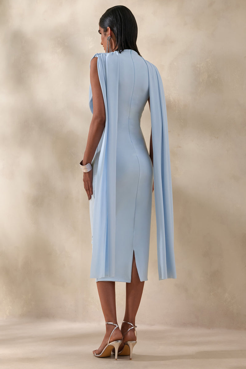 ECM_HR_CL137880013 - Lysandria | Powder Blue High-Neck Midi Dress With Draped-Detailing 1.jpg