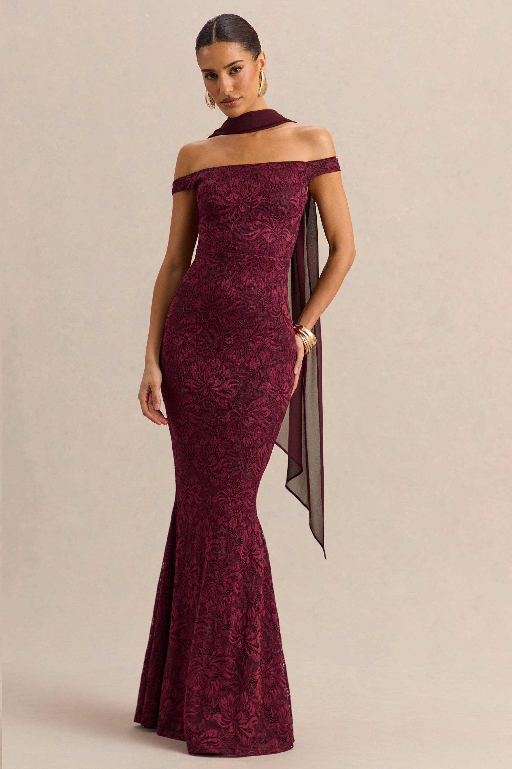 CL138077102---Iselle---Burgundy-Lace-Bardot-Neck-Maxi-Dress-With-Scarf-Detail-Iselle-Burgundy-Lace-Bardot-Neck-Maxi-Dress-With-Scarf-Detail---134.jpg