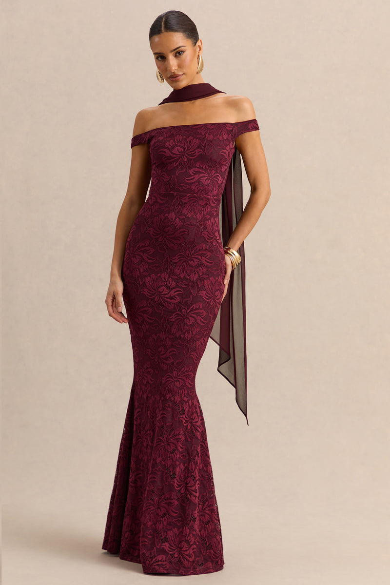 CL138077102---Iselle---Burgundy-Lace-Bardot-Neck-Maxi-Dress-With-Scarf-Detail-Iselle-Burgundy-Lace-Bardot-Neck-Maxi-Dress-With-Scarf-Detail---134.jpg