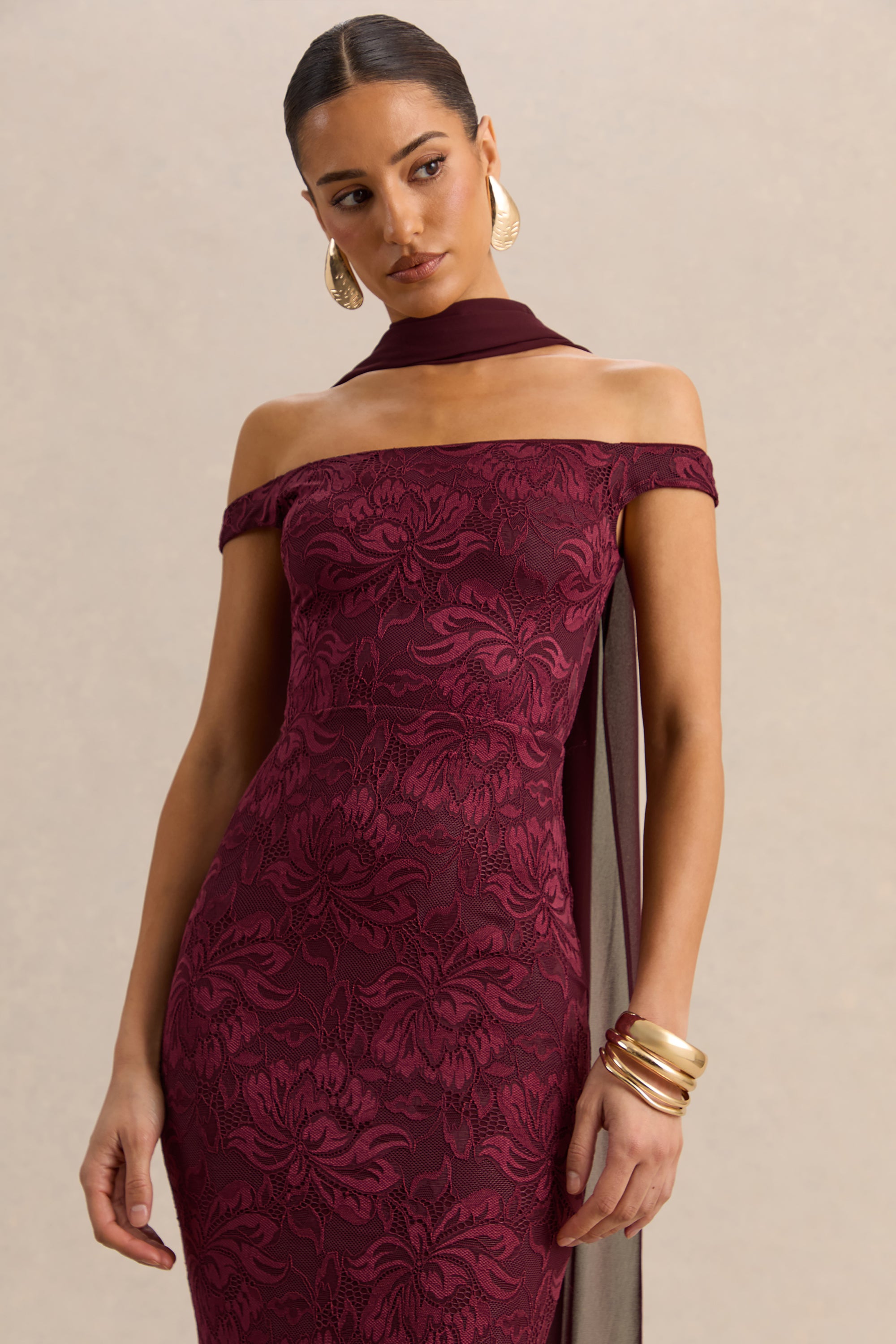 CL138077102---Iselle---Burgundy-Lace-Bardot-Neck-Maxi-Dress-With-Scarf-Detail-Iselle-Burgundy-Lace-Bardot-Neck-Maxi-Dress-With-Scarf-Detail---137.jpg