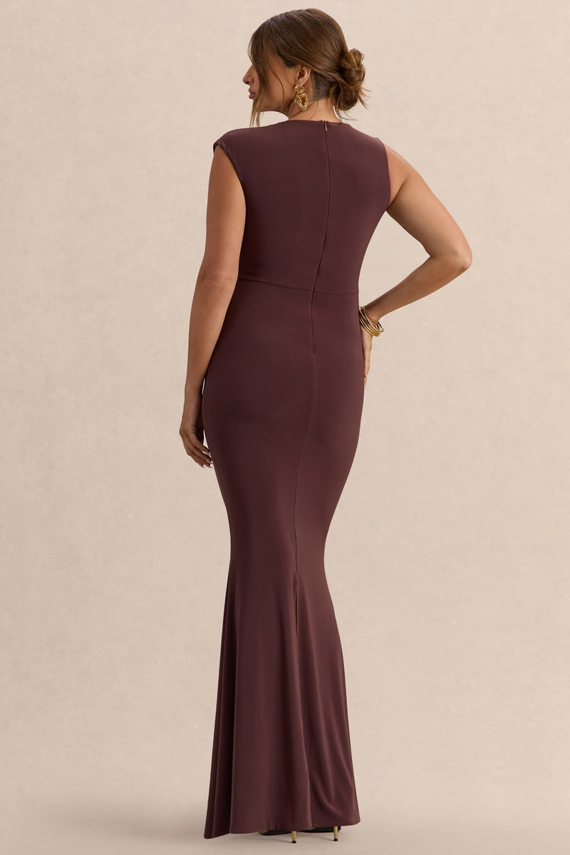 ECM_HR_CL138193022----Osanna-Dark-Brown-Wide-Neck-Maternity-Maxi-Dress-With-Ruched-Detailing-7.jpg