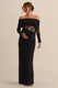 ECM_HR_CL138243001  - Artemisia - Black Bardot-Neck Maternity Maxi Dress With Lace Detailing 1.jpg